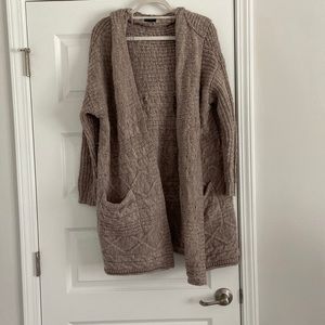 American Eagle Knit Cardigan with Hood